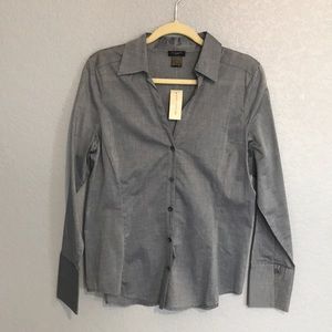 NWT Ann Taylor button down top, size 10